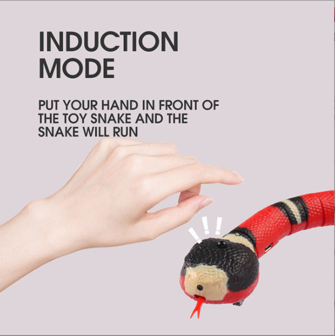Interactive Smart Sensing Snake Cat Toy