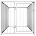 Outdoor dog kennel 100x200x100 cm